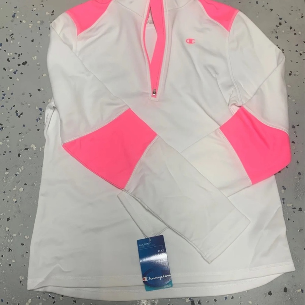NWT Champion Powertrain Pink Zip Up